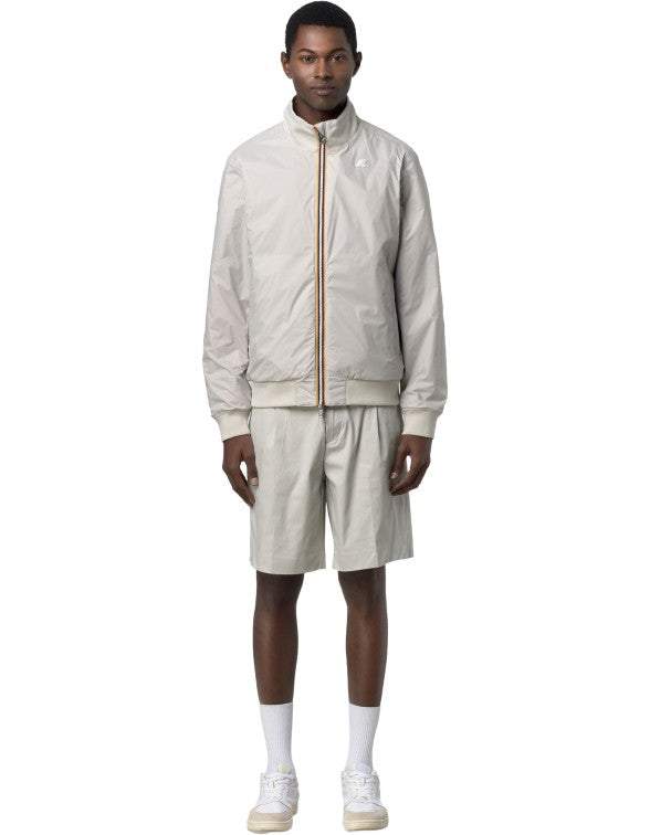 K-Way Giacca Arsene Cotton Double Brown Bistre - Beige Lt – dettaglio prodotto 3 – Master SKU KWAY_K8135PW_C03