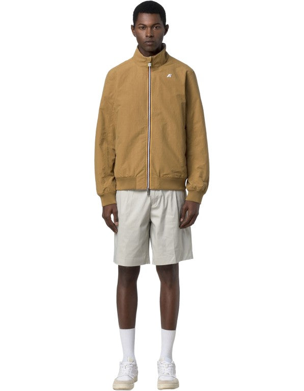 K-Way Giacca Arsene Cotton Double Brown Bistre - Beige Lt – dettaglio prodotto 6 – Master SKU KWAY_K8135PW_C03