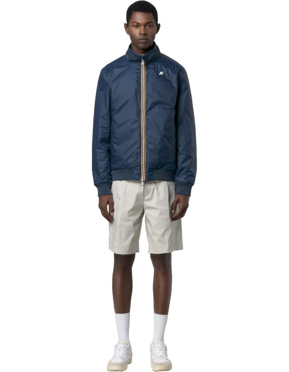 K-Way Giacca Arsene Cotton Double Green Lichen - Blue Insignia – dettaglio prodotto 4 – Master SKU KWAY_K8135PW_C44