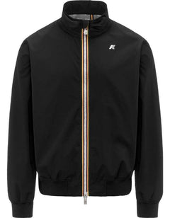K-Way Giacca Arsene Stretch Dot Black Pure – vista principale – Master SKU KWAY_K3157BW_USY