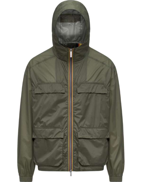 K-Way Giacca Clad Extra Light 3l Green Lichen – vista principale – Master SKU KWAY_K3134GW_V15
