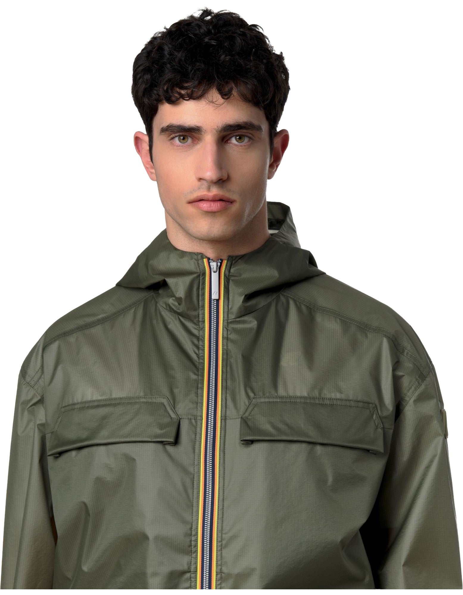 K-Way Giacca Clad Extra Light 3l Green Lichen – dettaglio prodotto 3 – Master SKU KWAY_K3134GW_V15