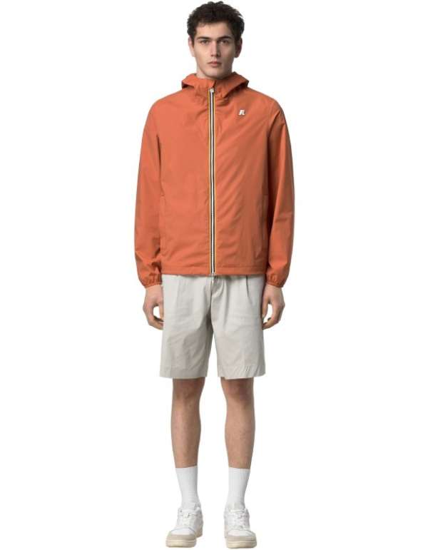 K-Way Giacca Jack Stretch Nylon Jersey Orange Brownish – vista principale – Master SKU KWAY_K3123UW_896