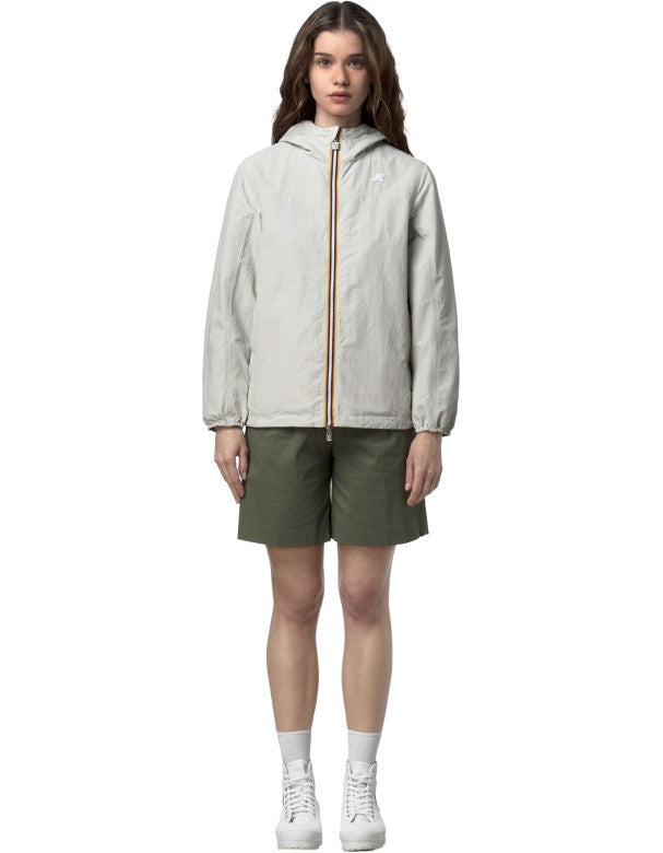 K-Way Giacca Jake Cotton Double Beige Lt - Green Lichen – dettaglio prodotto 4 – Master SKU KWAY_K51337W_B0L