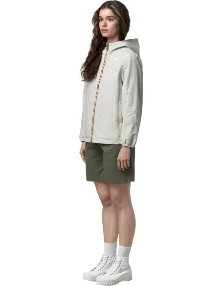 K-Way Giacca Jake Cotton Double Beige Lt - Green Lichen – dettaglio prodotto 6 – Master SKU KWAY_K51337W_B0L