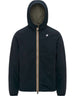 K-Way Giacca Jake Cotton Double Blue Depth - Green Lichen – vista principale – Master SKU KWAY_K51337W_B0T