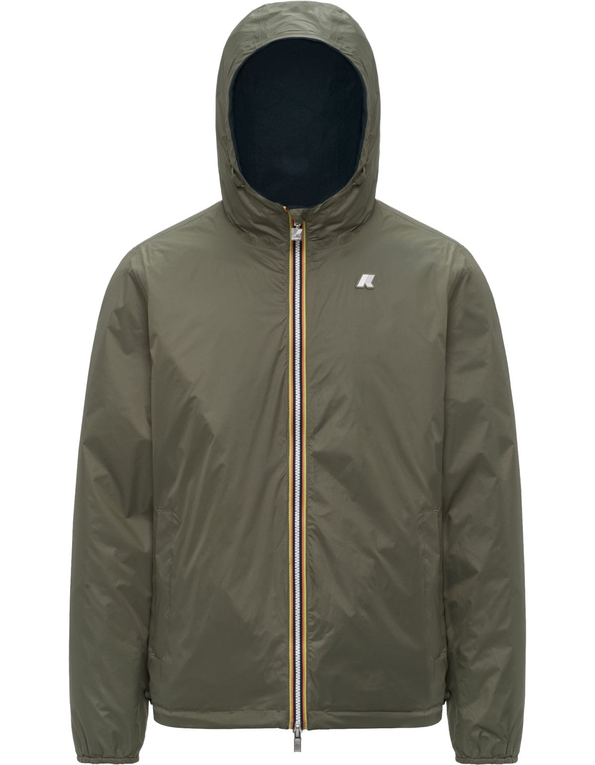 K-Way Giacca Jake Cotton Double Blue Depth - Green Lichen – dettaglio prodotto 2 – Master SKU KWAY_K51337W_B0T