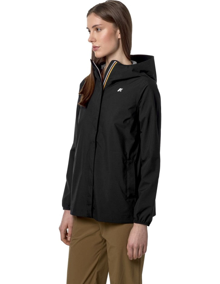 K-Way Giacca Marguerite Stretch Dot Black Pure – dettaglio prodotto 5 – Master SKU KWAY_K31382W_USY