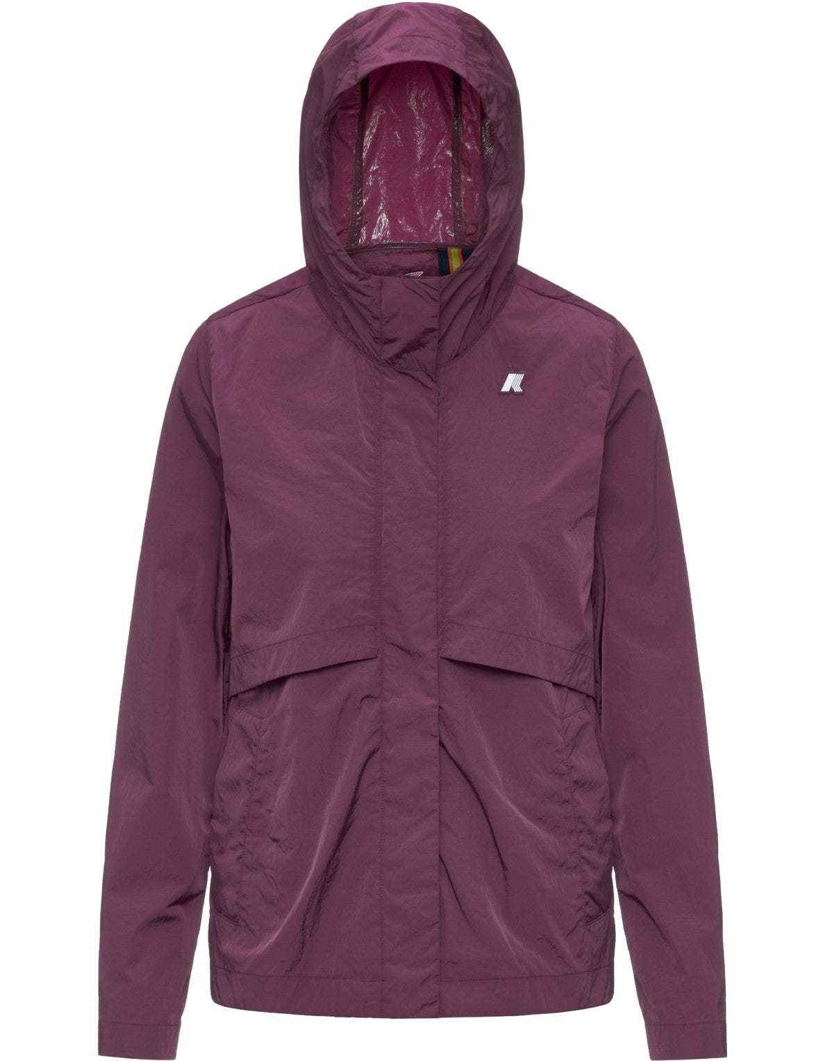 K-Way Giacca Sophile Satin Glass Violet Mauve Wine – dettaglio prodotto 3 – Master SKU KWAY_K71432W_345