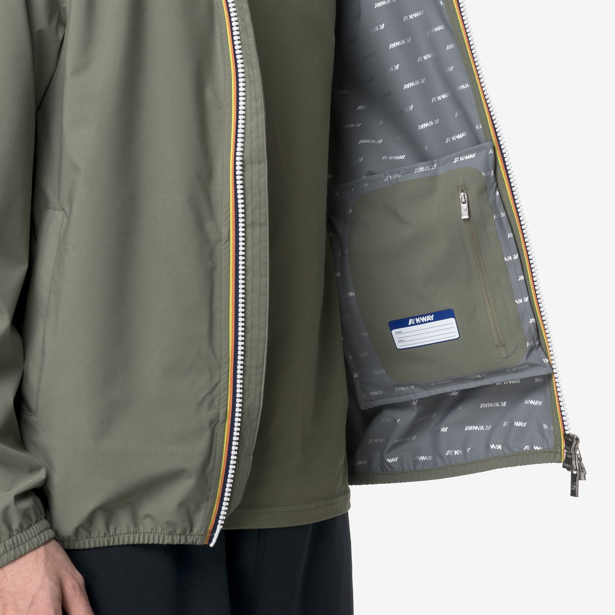 K-Way Giubbotto Jack Stretch Dot Green Lichen – dettaglio prodotto 2 – Master SKU KWAY_K5127QW_V15