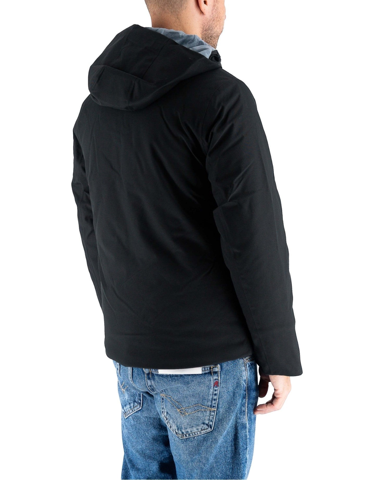 Giacca Jacko Twill Marmotta Black Pure-Blue Airforce - dettaglio 6