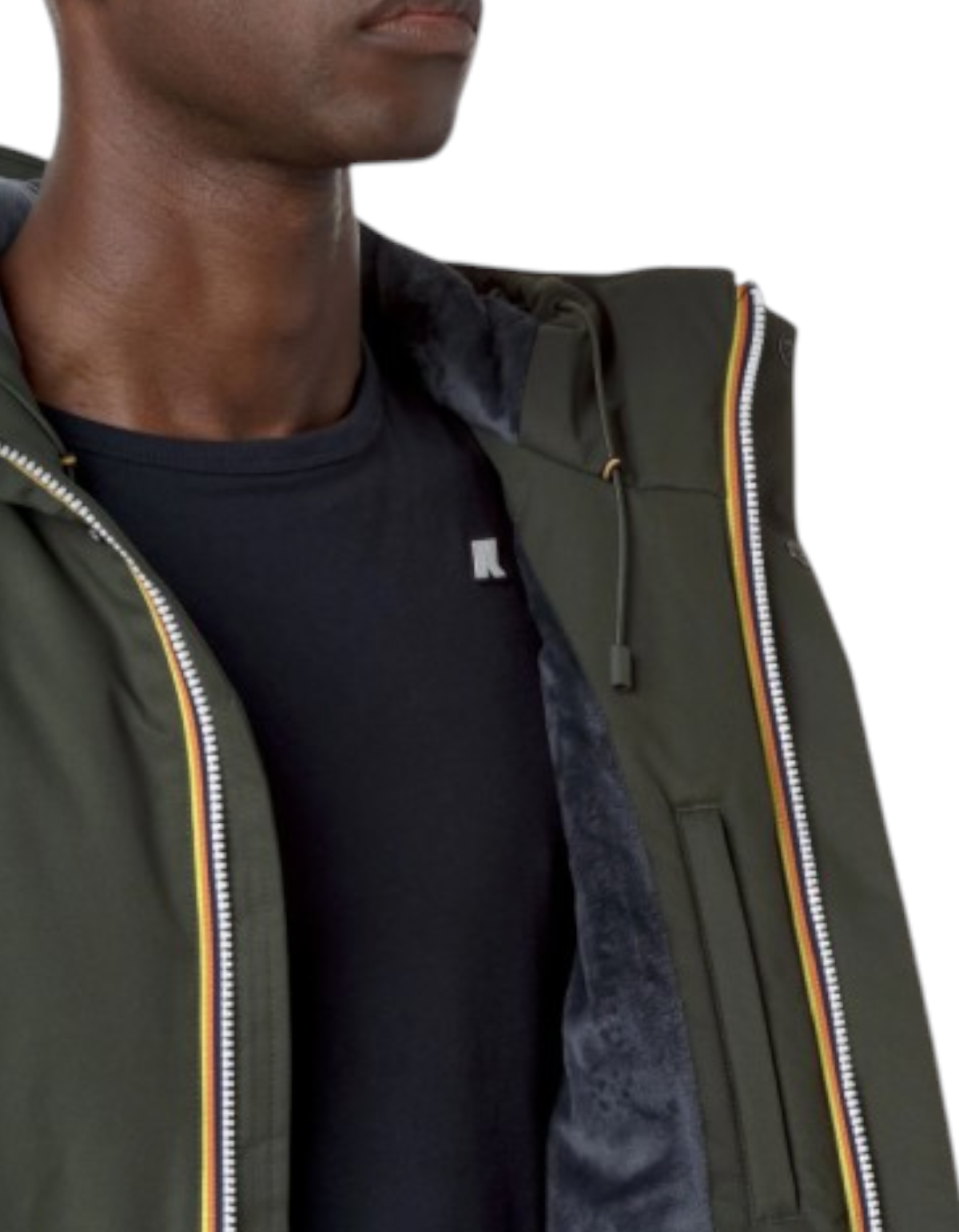 Giacca Jarno Twill Marmotta Green Blackish-Blue Airforce