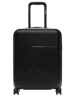 K-Way Valigia Eudoxie Logo Black Pure – vista principale – Master SKU KWAY_K81372W_USY