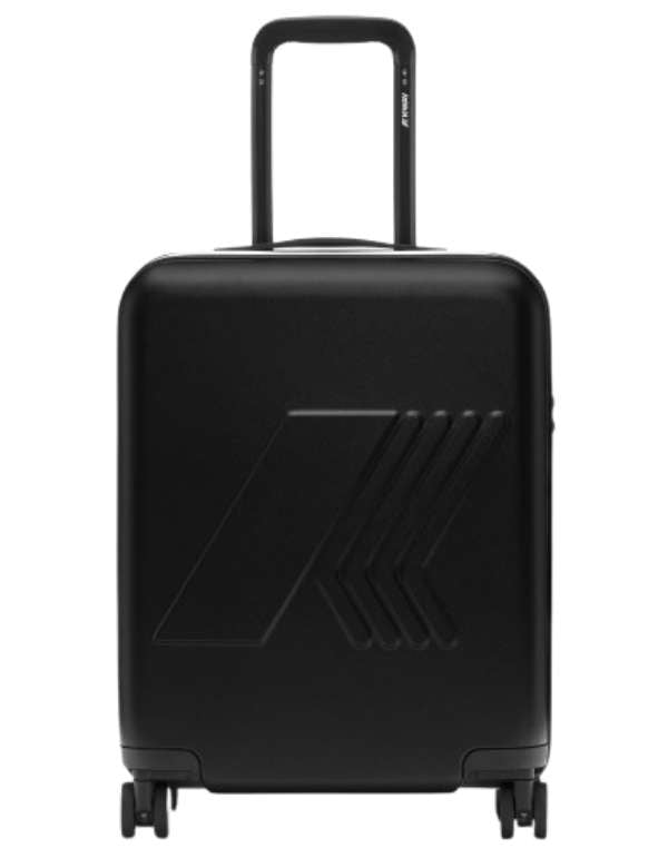 K-Way Valigia Eudoxie Logo Black Pure – vista principale – Master SKU KWAY_K81372W_USY