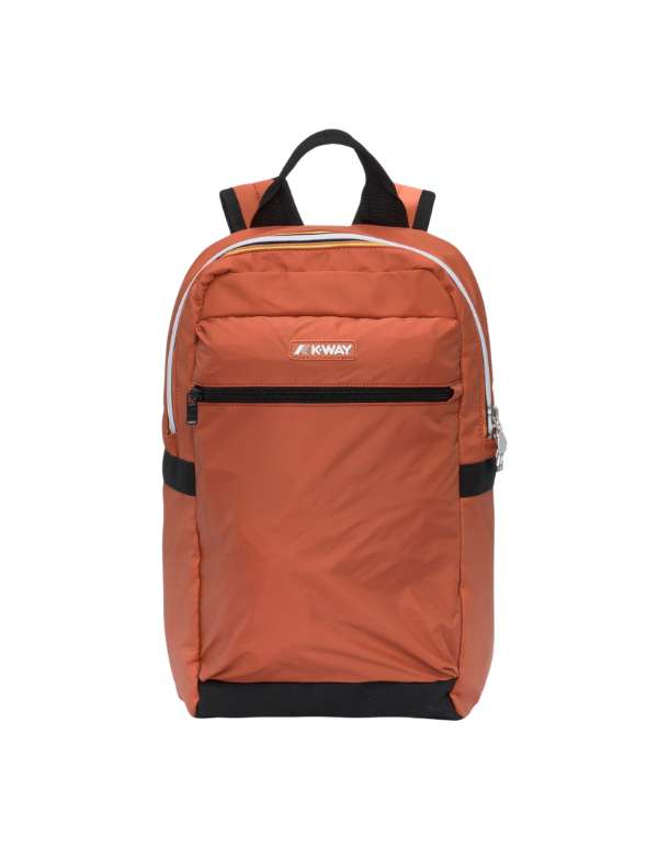 K-Way Zaino Mid Laon Orange Brownish – vista principale – Master SKU KWAY_K8148CW_896