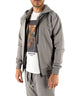 Ko Samui Felpa Con Zip E Cappuccio Grigio – vista principale – Master SKU KSU_KHZX_ESSENTIAL_S6_GRIGIO