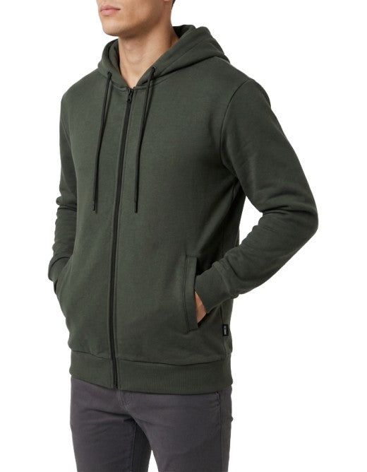 Ko Samui Felpa Con Zip e Cappuccio Verde – dettaglio prodotto 2 – Master SKU KSU_KHZX_ESSENTIAL_S6_VERDE