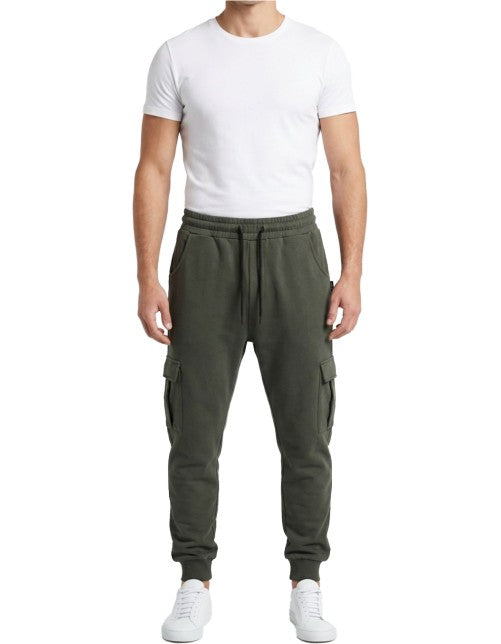 Ko Samui Pantalone In Felpa Cargo Regular Fit Verde – dettaglio prodotto 3 – Master SKU KSU_KPBX_ESSENTIAL_S6_VERDE