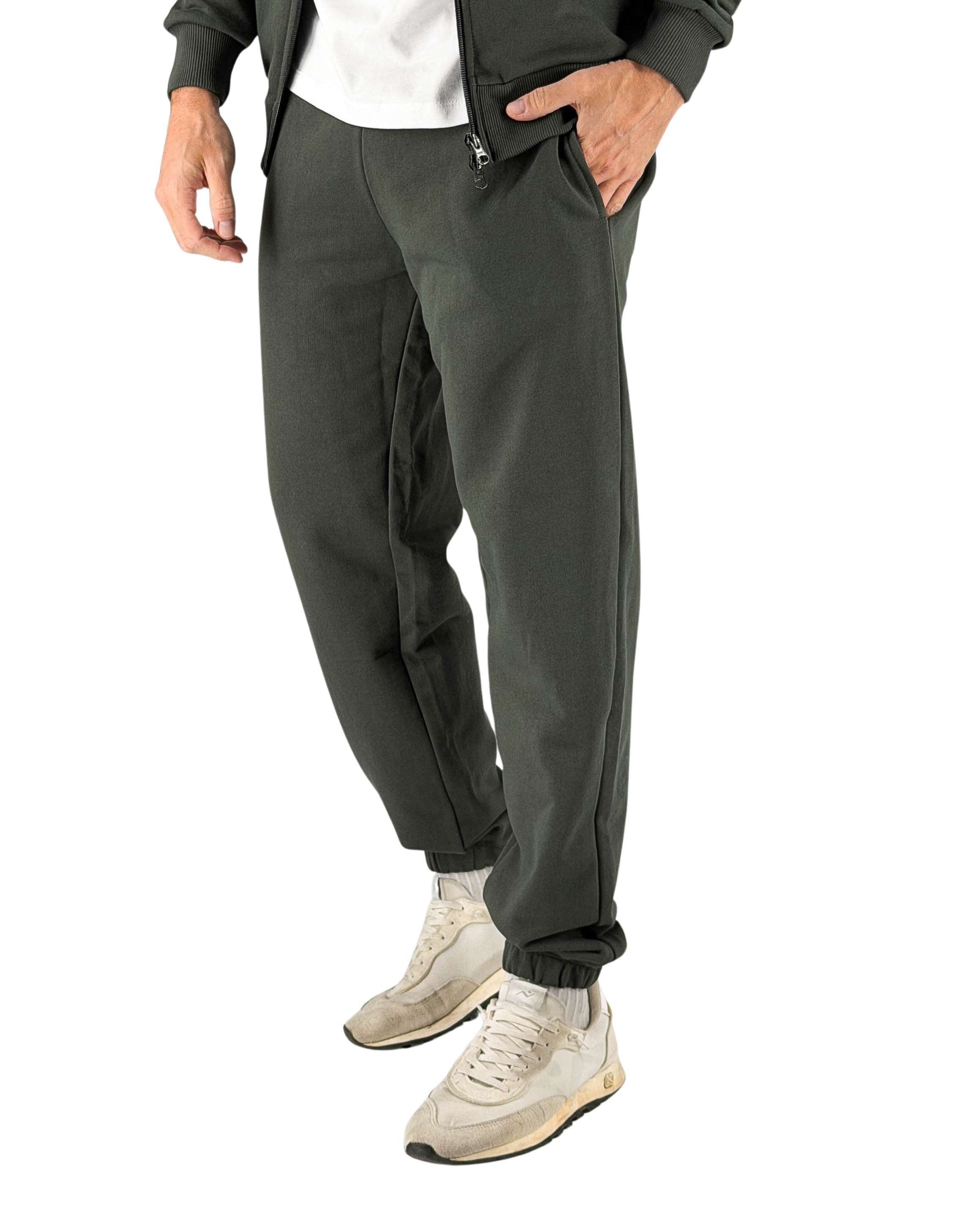 Ko Samui Pantalone In Felpa Essential Verde – vista principale – Master SKU KSU_KPXX_ESSENTIAL_S6_VERDE