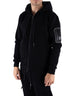 Ko Samui Repocket Full Zip Hoodie Man Black – vista principale – Master SKU KSU_KHZW_W128_REPOCKET_BLACK