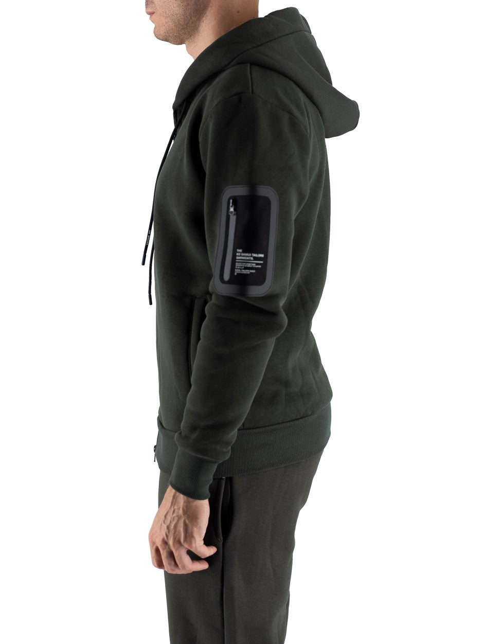 Ko Samui Repocket Full Zip Hoodie Military – dettaglio prodotto 4 – Master SKU KSU_KHZW_W128_REPOCKET_MILITARY