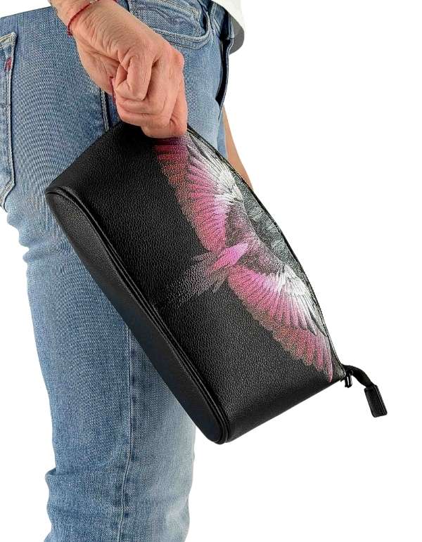 Marcelo Burlon - County Of Milan Beauty black Bubble Wings – vista principale – Master SKU MBU_COMAS260404UNICA0909_UNICABLACK_BUBBLE_WINGS