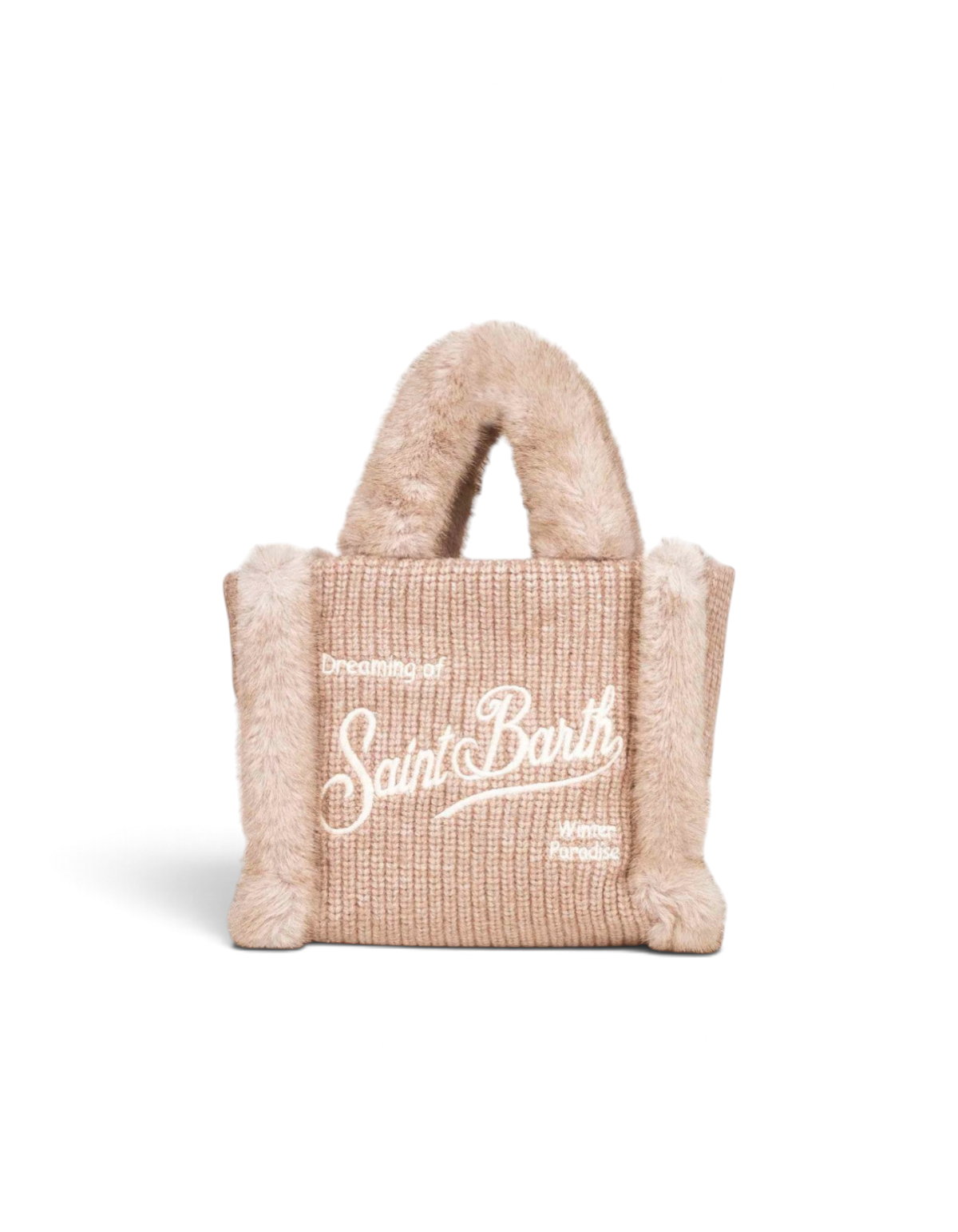 MC2 Saint Barth Borsa mini Vanity Mini Shearling Rib Fur 11 Emb
