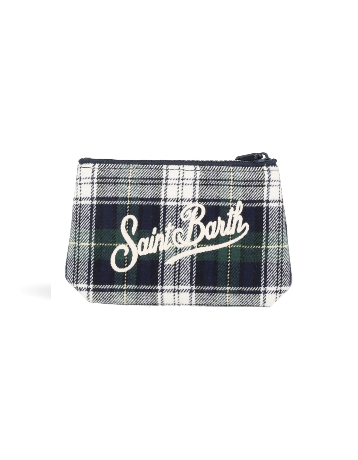 MC2 Saint Barth Pochette Aline Mini Wool Tartan 6110 Emb dettaglio