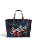 Borsa Colette Wool Patchwork Denim Tartan MC2 Saint Barth - fronte