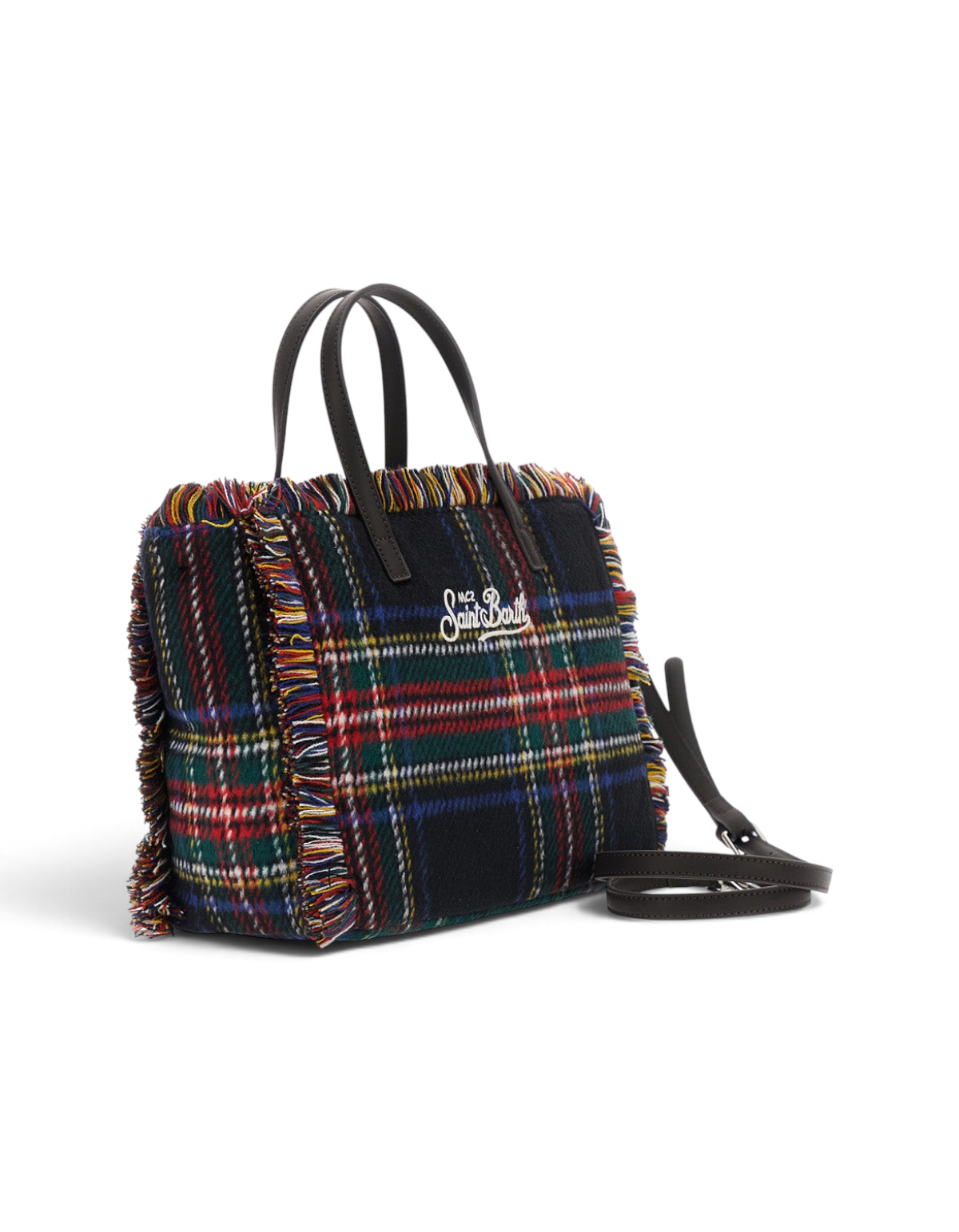 MC2 Saint Barth Borsa Colette Wool N Tartan 61 Emb