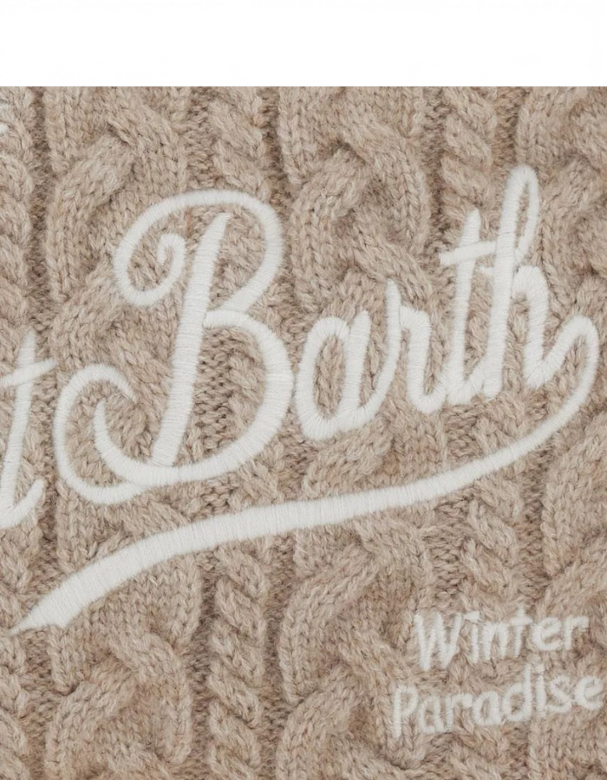 Colette Wool Braid beige MC2 Saint Barth - dettaglio
