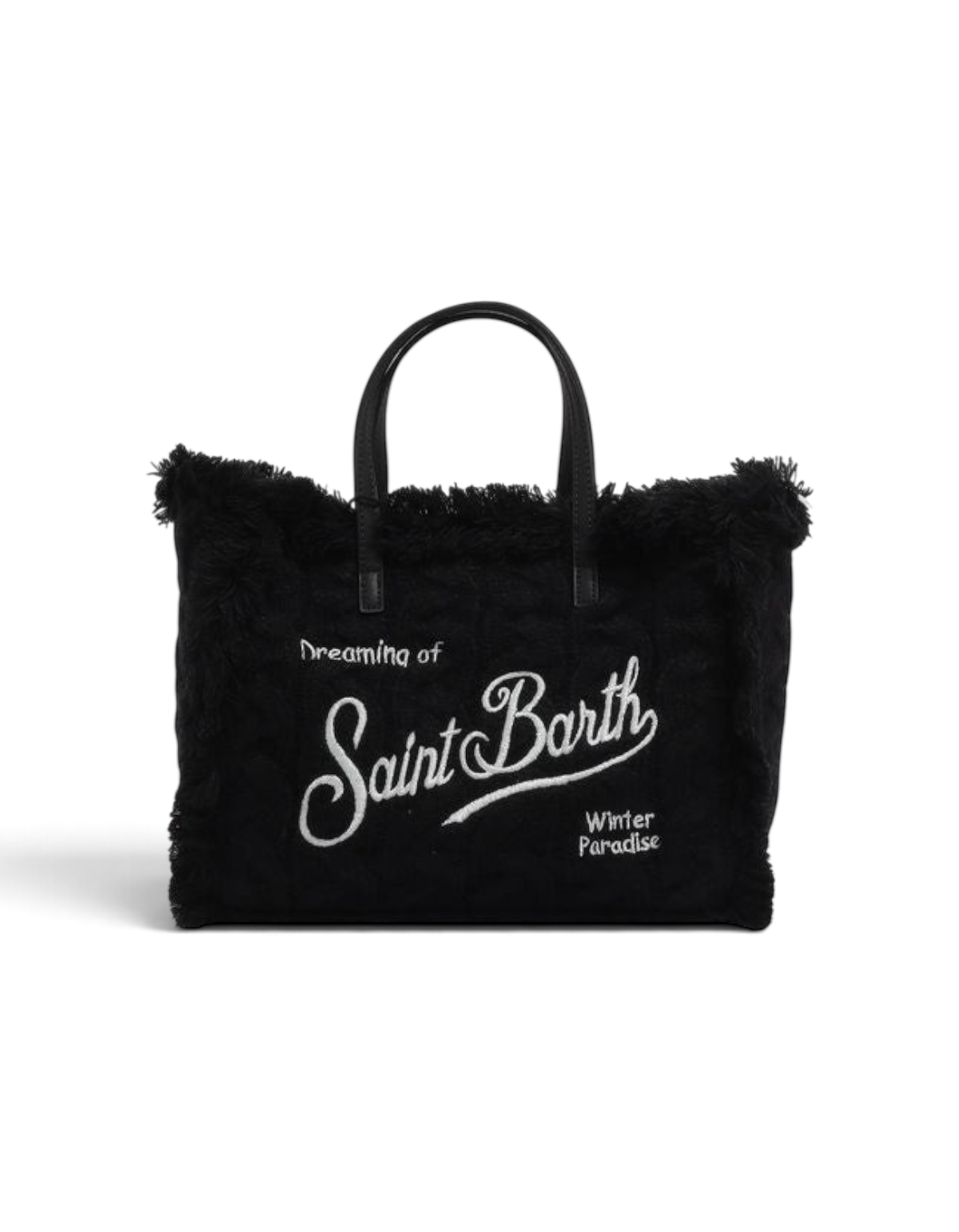 Colette Wool Braid nera MC2 Saint Barth - fronte