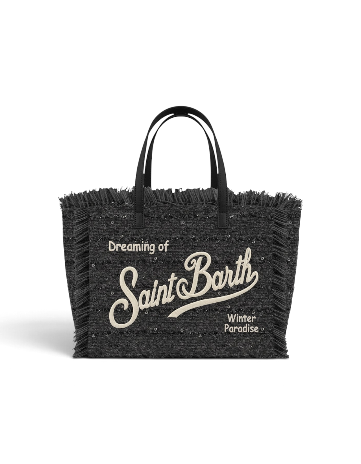 Colette Tweed Paillettes nera MC2 Saint Barth - fronte