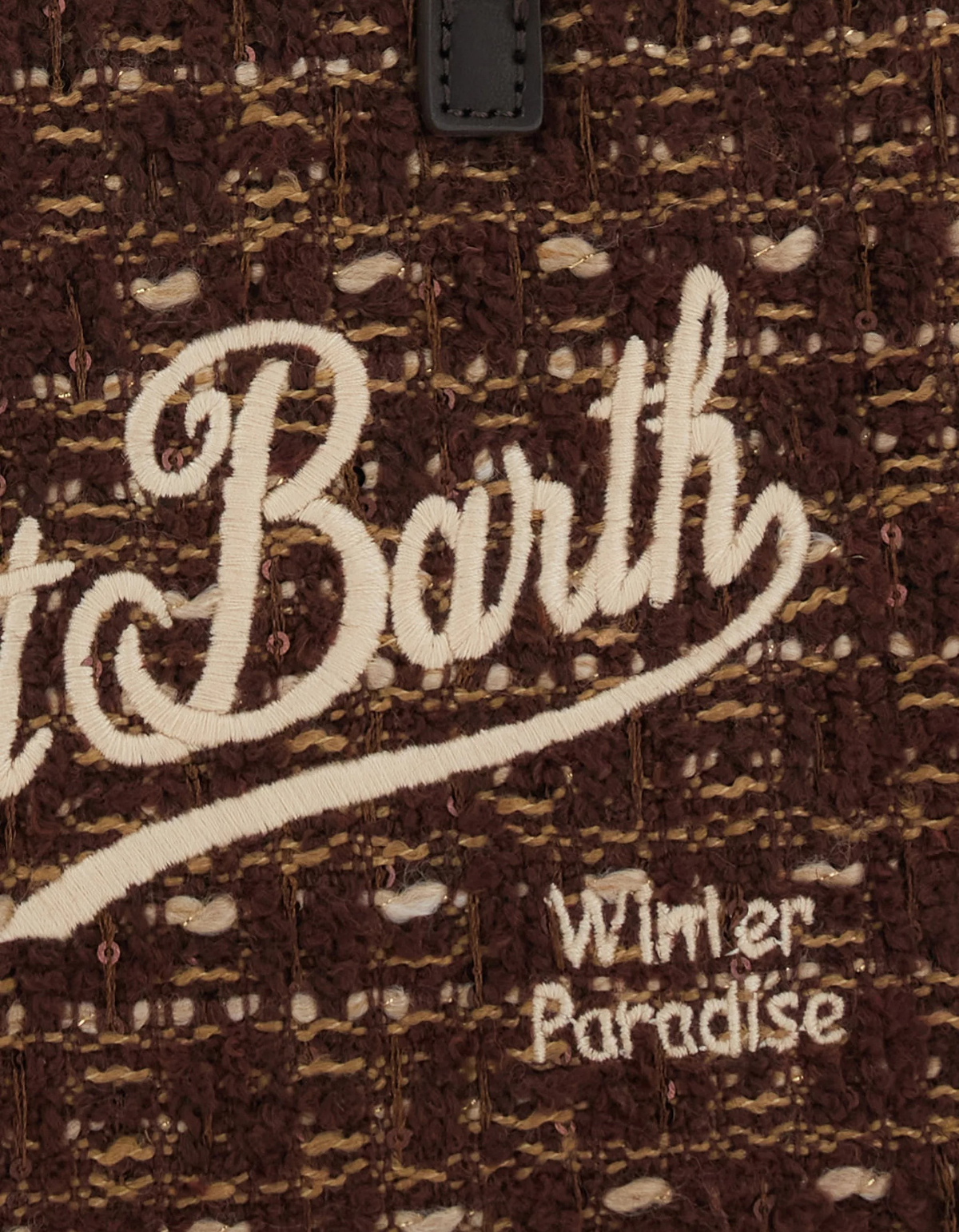 Colette Tweed marrone MC2 Saint Barth - dettaglio