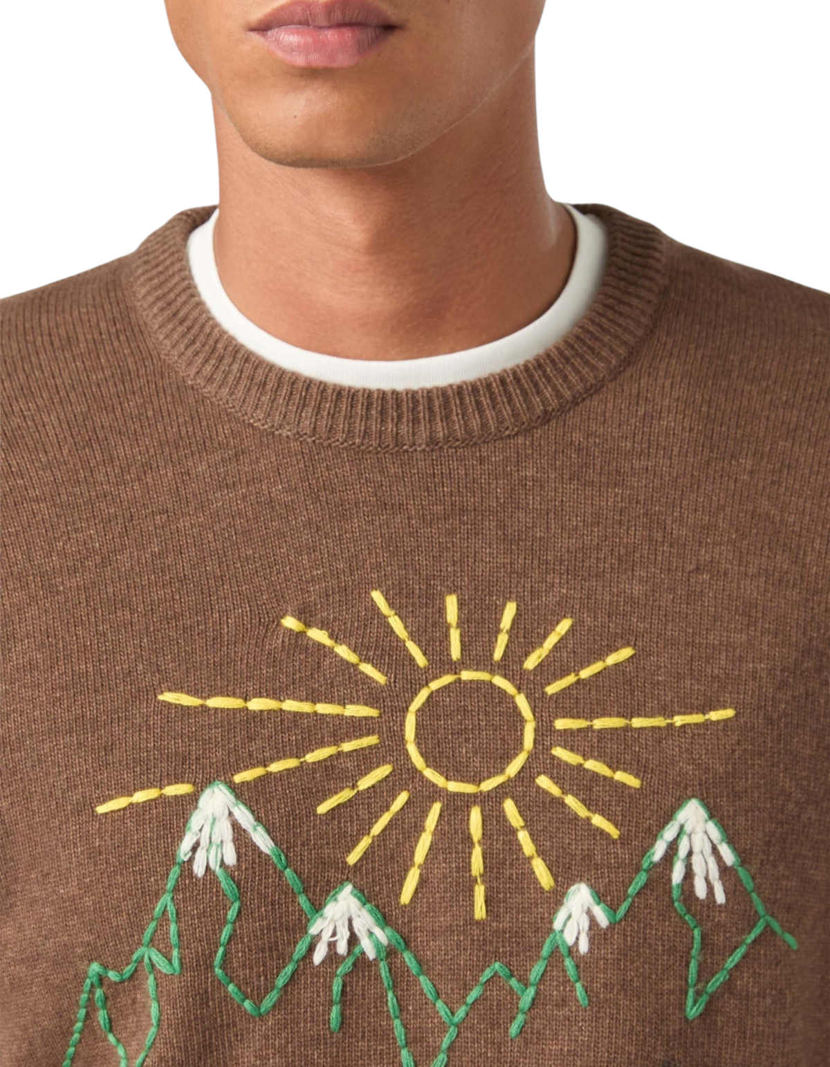 Maglione Heron St. Moritz Car Landscape MC2 Saint Barth - dettaglio
