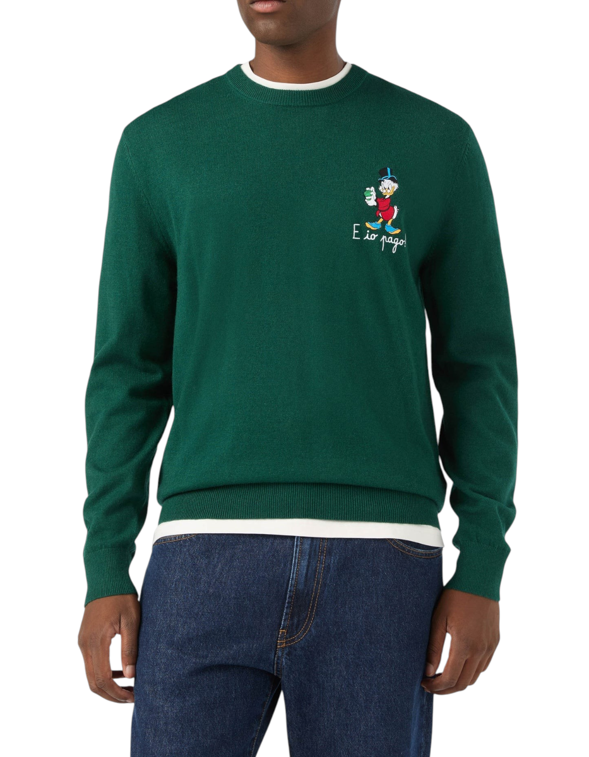 Maglione Heron Light E Io Pago MC2 Saint Barth - indossato