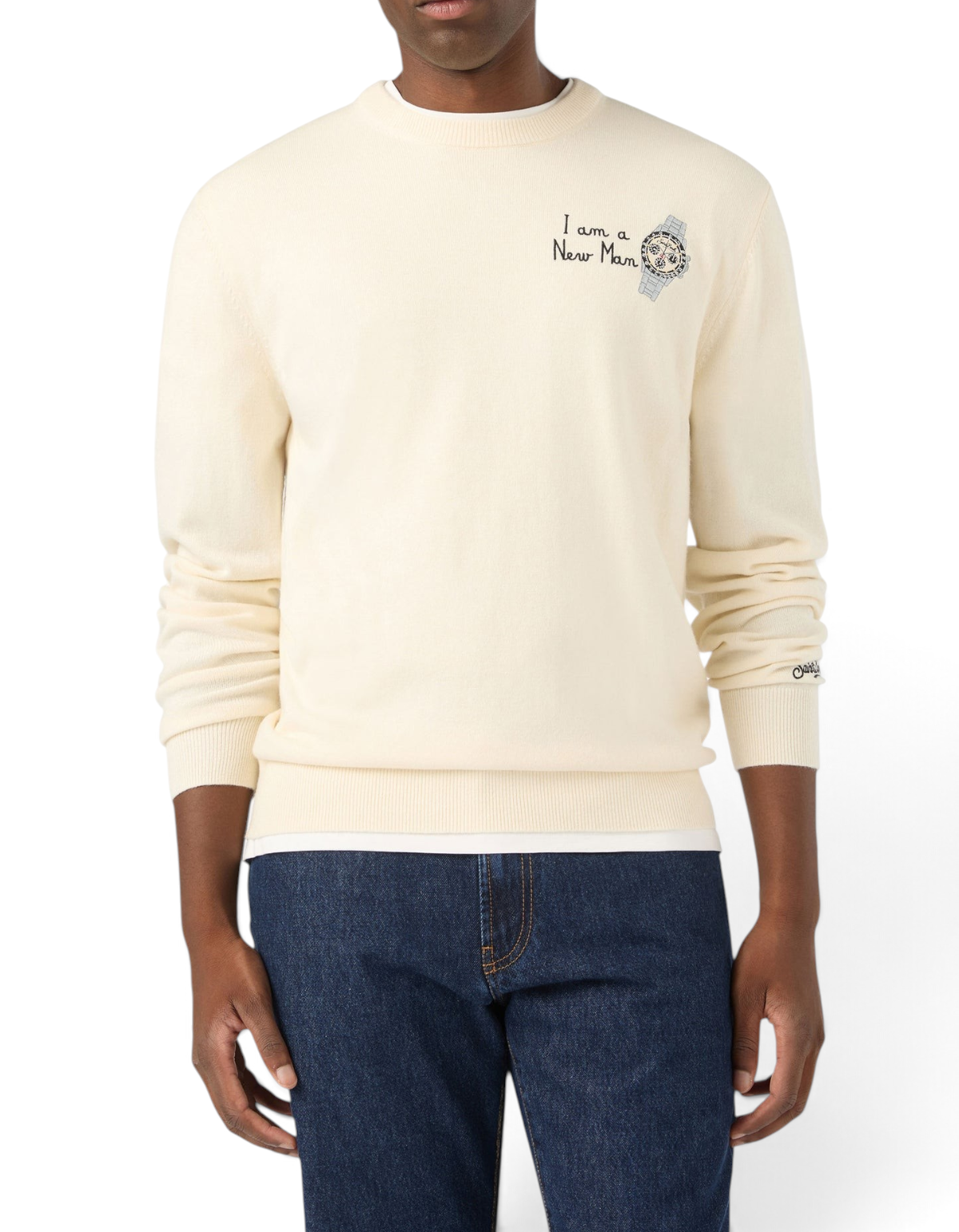 Maglione Heron Light I Am a New Man MC2 Saint Barth - indossato