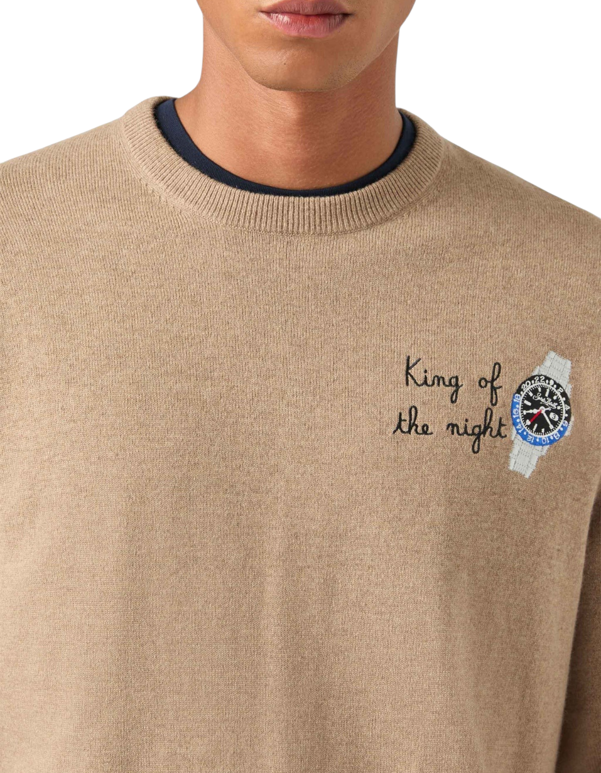 Maglione Heron Light King of Night MC2 Saint Barth - dettaglio