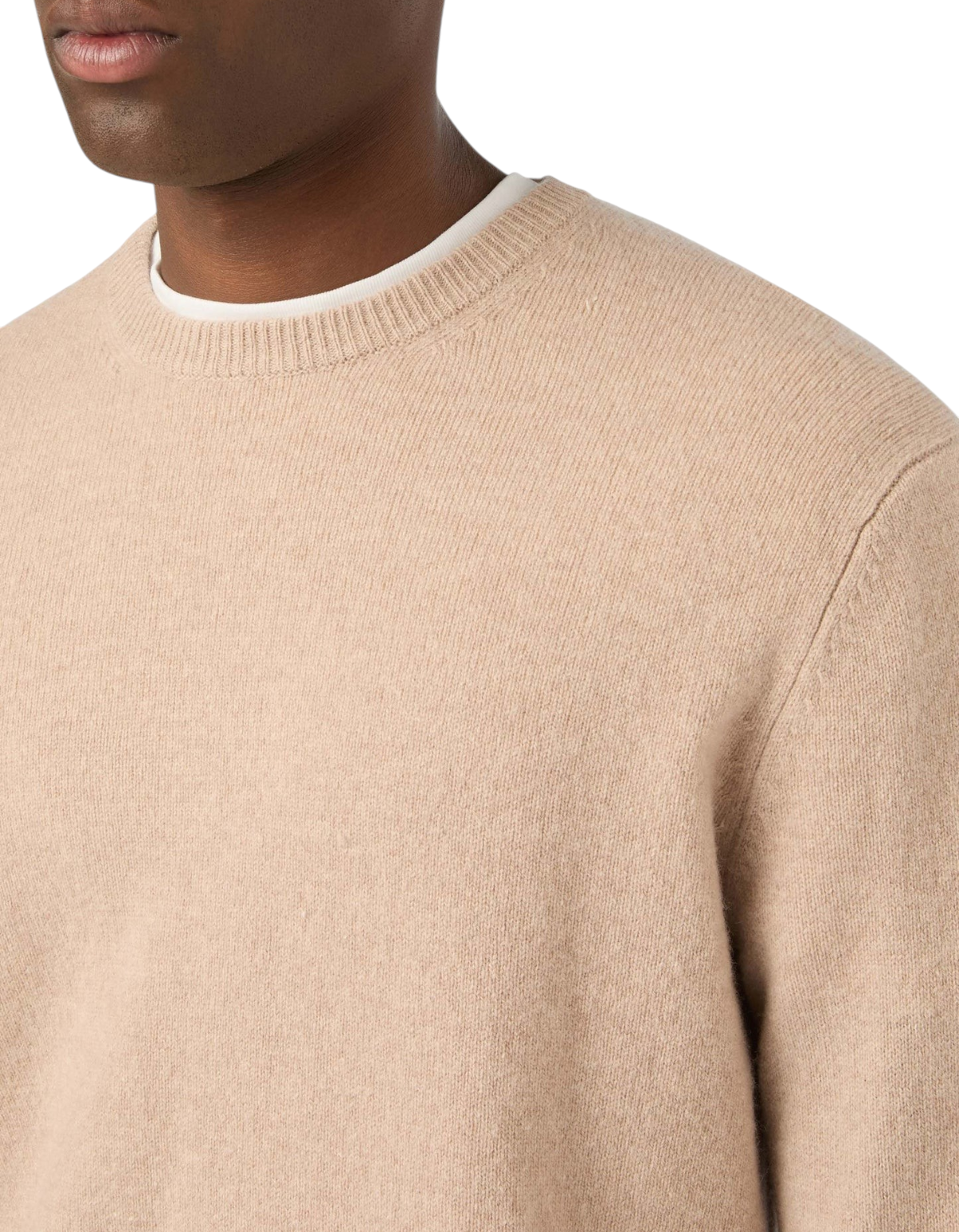 Maglione Regent Lambswool beige MC2 Saint Barth - dettaglio