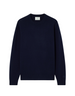 Maglione Regent Lambswool blu notte MC2 Saint Barth - fronte