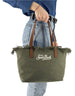 MC2 Saint Barth Borsa City Bag Mid Fringe Canvas Verde – vista principale – Master SKU MC2_CBMF001_00587L