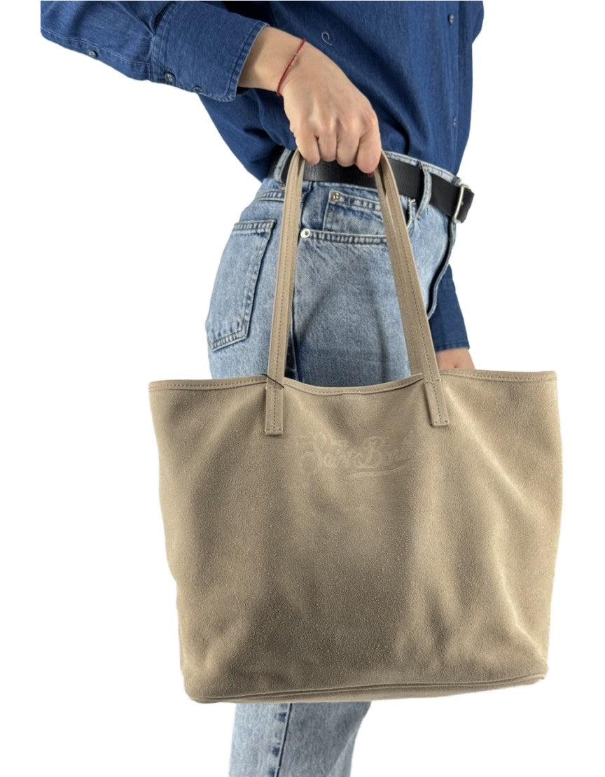 MC2 Saint Barth Borsa City Bag Suede Beige – dettaglio prodotto 4 – Master SKU MC2_CB0003_00102L