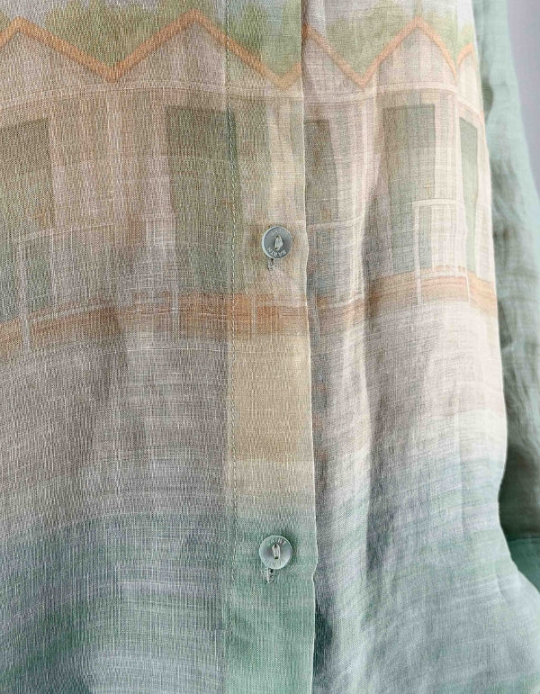 MC2 Saint Barth Camicia a Maniche Lunghe Donna Cristal Ramie Forte Cabins 53 – dettaglio prodotto 2 – Master SKU MC2_CYS0001_01325L