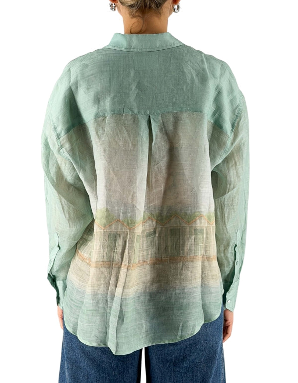 MC2 Saint Barth Camicia a Maniche Lunghe Donna Cristal Ramie Forte Cabins 53 – dettaglio prodotto 3 – Master SKU MC2_CYS0001_01325L