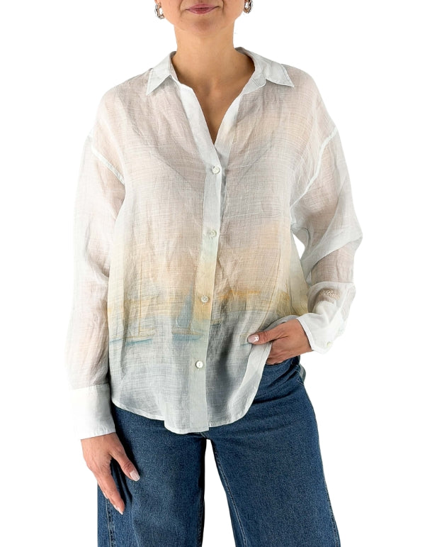 MC2 Saint Barth Camicia Cristal Ramie St Tropez – vista principale – Master SKU MC2_CYS0001_00999L