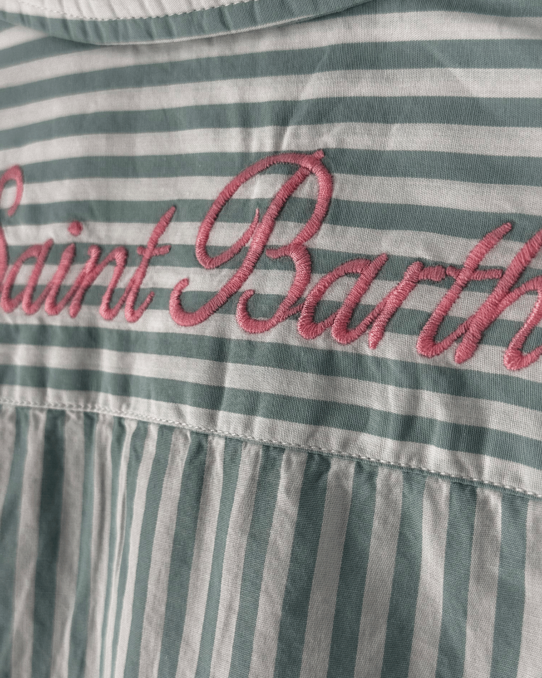 MC2 Saint Barth Camicia Donna Meredith Cotton Sb Stripes V 53 Emb – dettaglio prodotto 5 – Master SKU MC2_MDH001_00722L