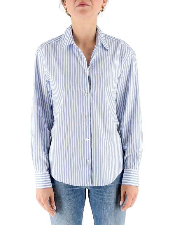 MC2 Saint Barth Camicia Meredith Cotton Sb Stripes V 31 Emb – dettaglio prodotto 6 – Master SKU MC2_MDH001_01405L