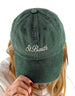 MC2 Saint Barth Cappellino Davis in Denim Verde – vista principale – Master SKU MC2_DAS0004_08157L