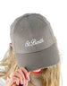 MC2 Saint Barth Cappello Baseball N Linen Vintage 13 Nut Emb – vista principale – Master SKU MC2_BASB0007_00620L