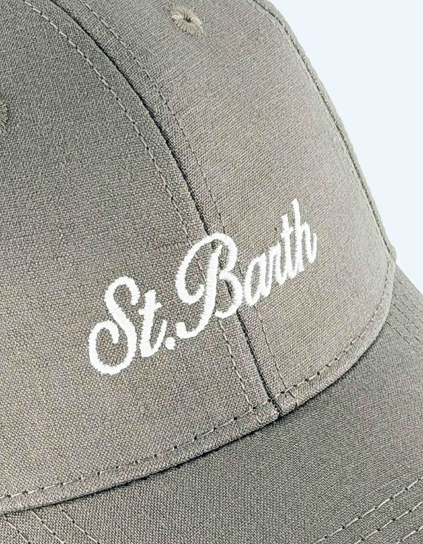 MC2 Saint Barth Cappello Baseball N Linen Vintage 13 Nut Emb – dettaglio prodotto 2 – Master SKU MC2_BASB0007_00620L